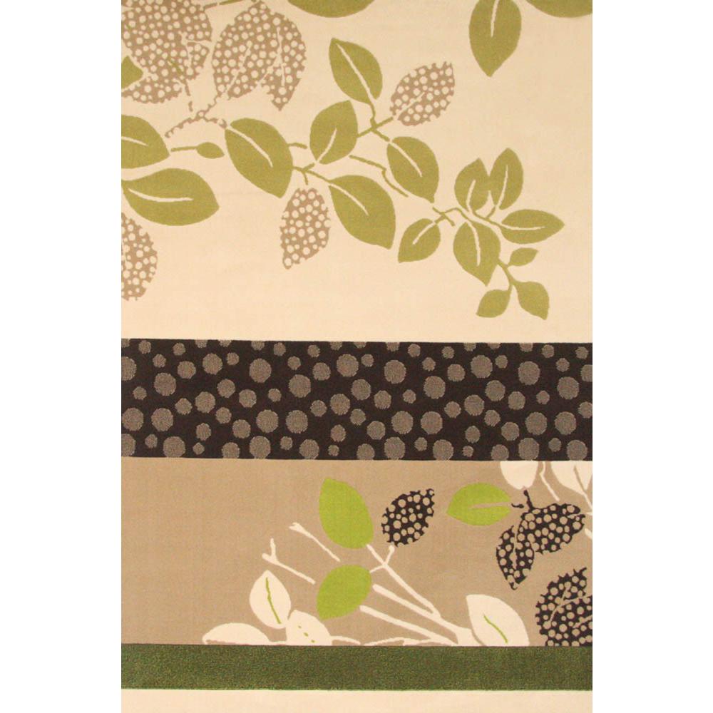 Terra Juniper Beige/Black/Green/Grey/Ivory Area Rug, 7'9" x 10'6"