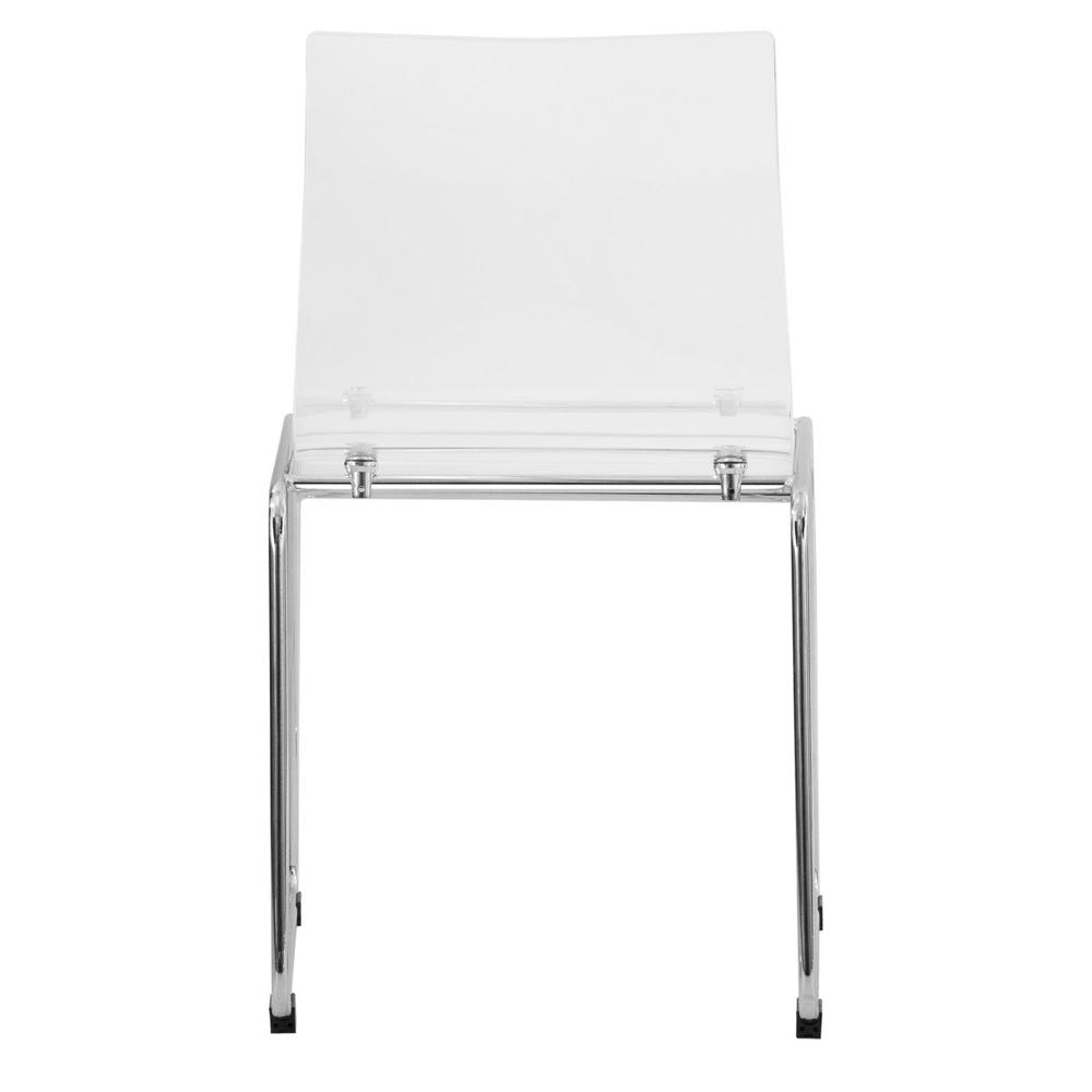 Lima Modern Acrylic Chair, Set of 2