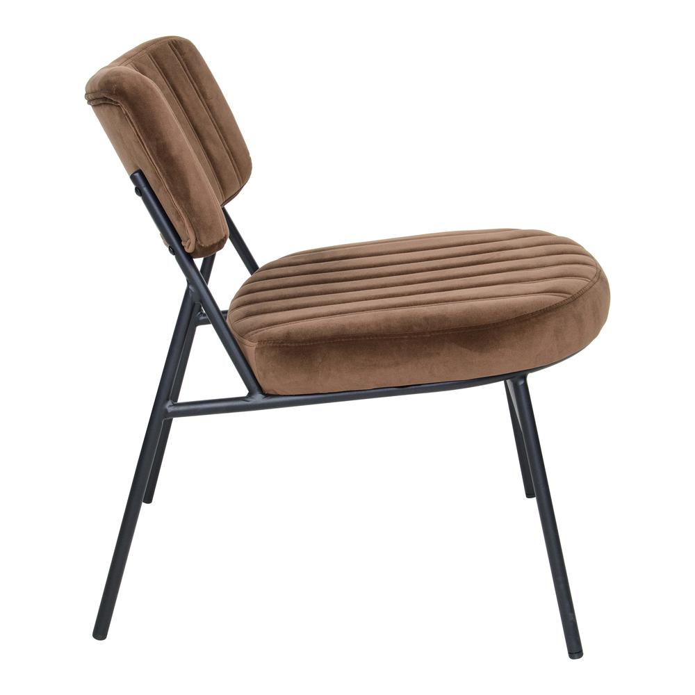 Marilane Velvet Accent Chair With Metal Frame