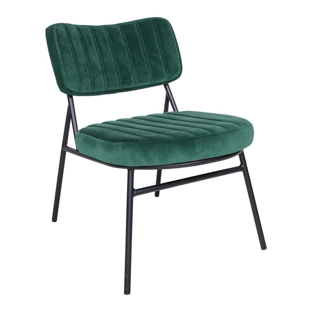 Marilane Velvet Accent Chair With Metal Frame