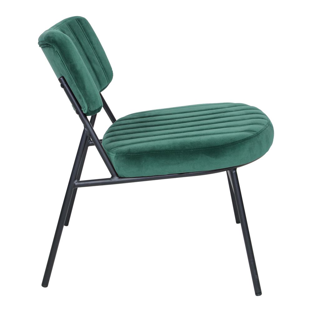Marilane Velvet Accent Chair With Metal Frame