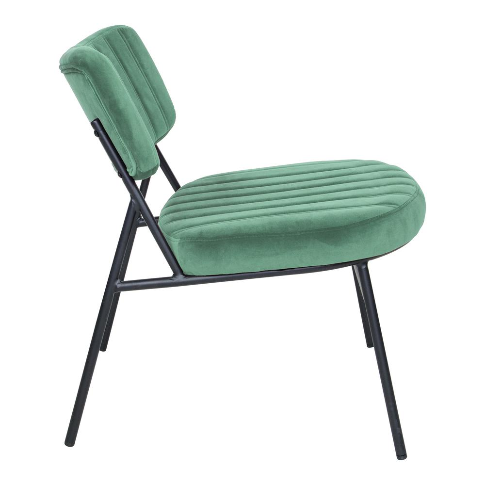 Marilane Velvet Accent Chair With Metal Frame
