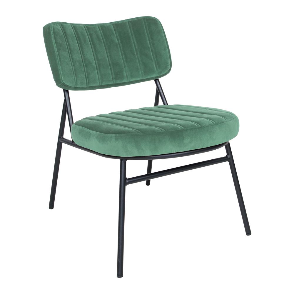 Marilane Velvet Accent Chair With Metal Frame