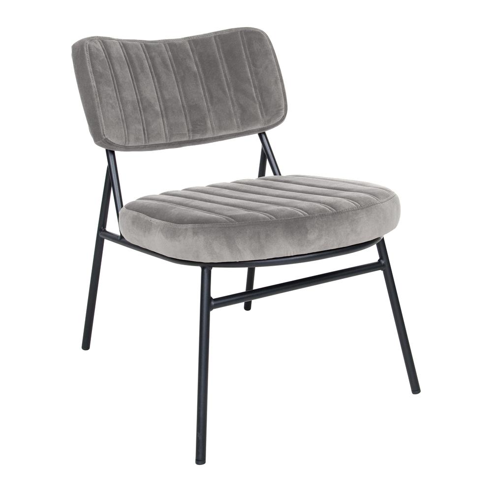Marilane Velvet Accent Chair With Metal Frame Set of 2