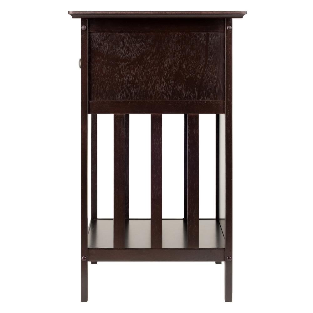 Marcel Accent Table in Coffee Finish