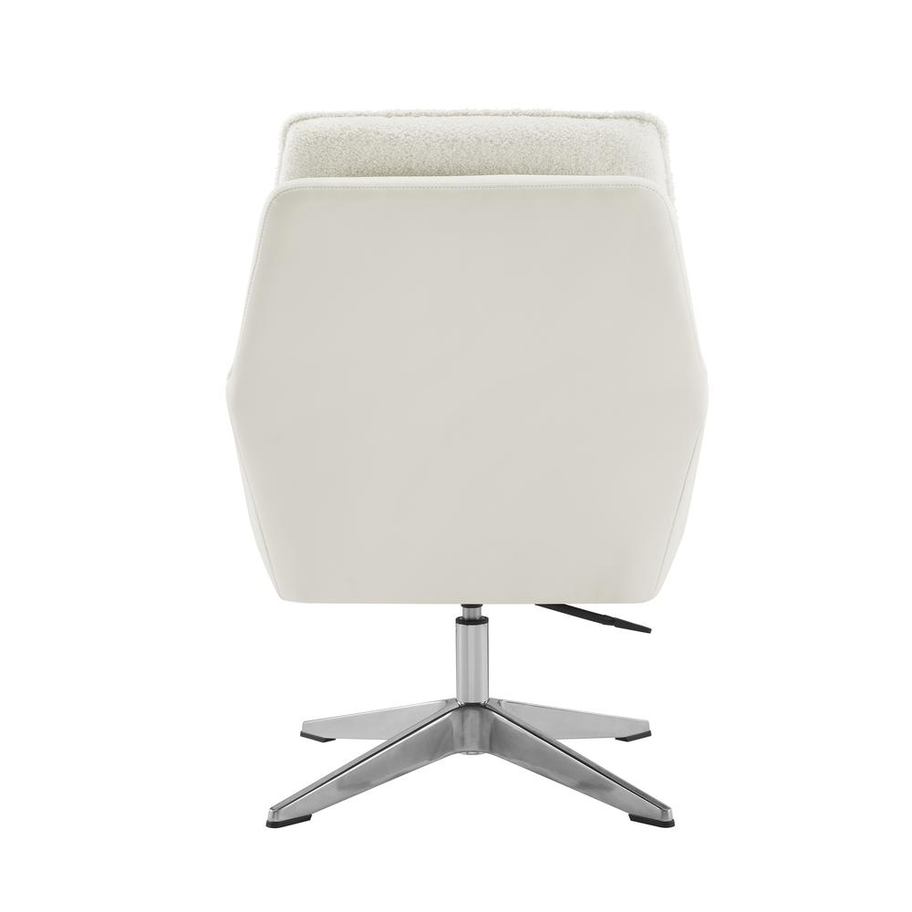 Maddie Wht Wht Swivel Chair