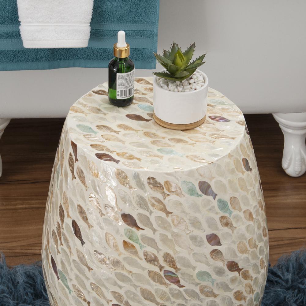 Pattison Capiz Drum Table Fish