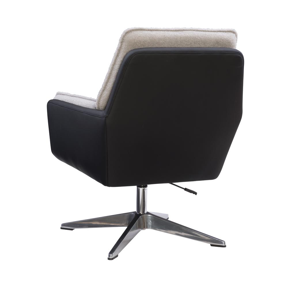 Marion Swivel Chair Black Grey