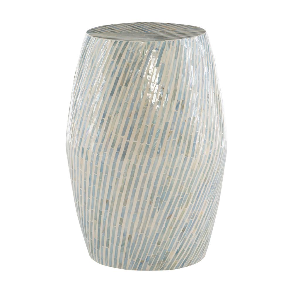 Prianna Mosaic Capiz Drum Table