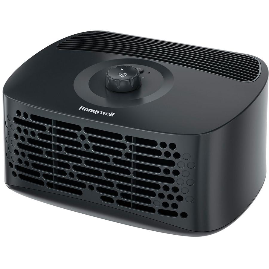 Honeywell True HEPA Tabletop Air Purifier - True HEPA, HEPA, Activated Carbon - 90 Sq. ft. - 695.7 gal/min - Black