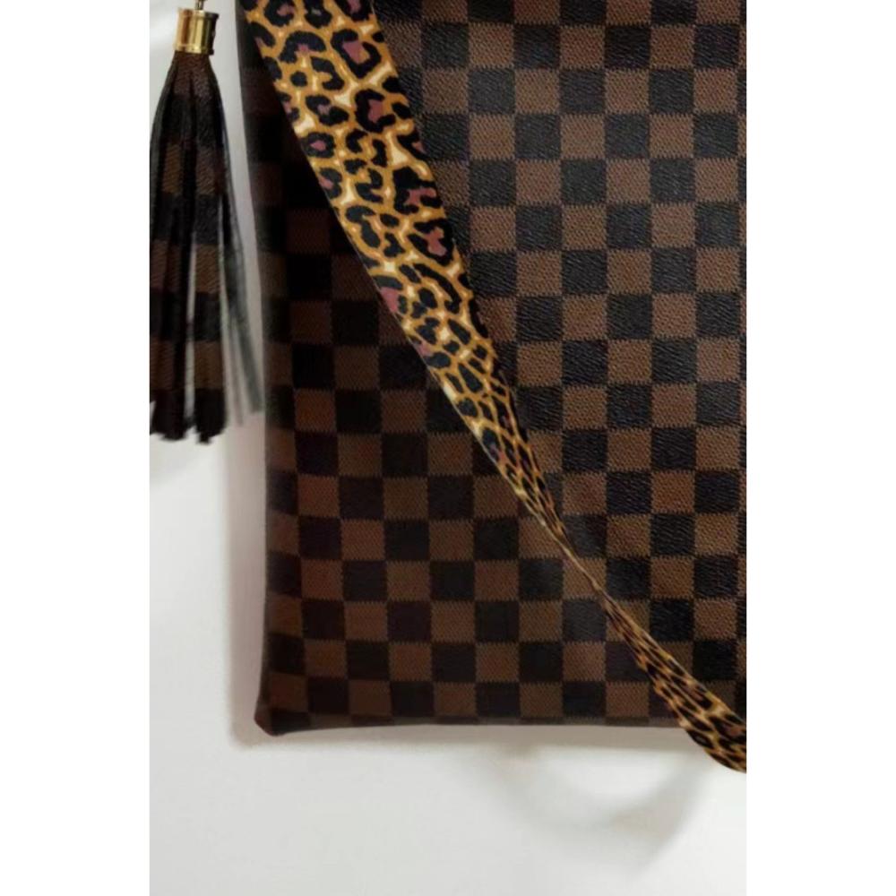 Adored PU Leather Shoulder Bag with Tassel