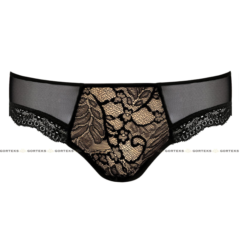 Full Coverage Floral Lace Bikini Panty