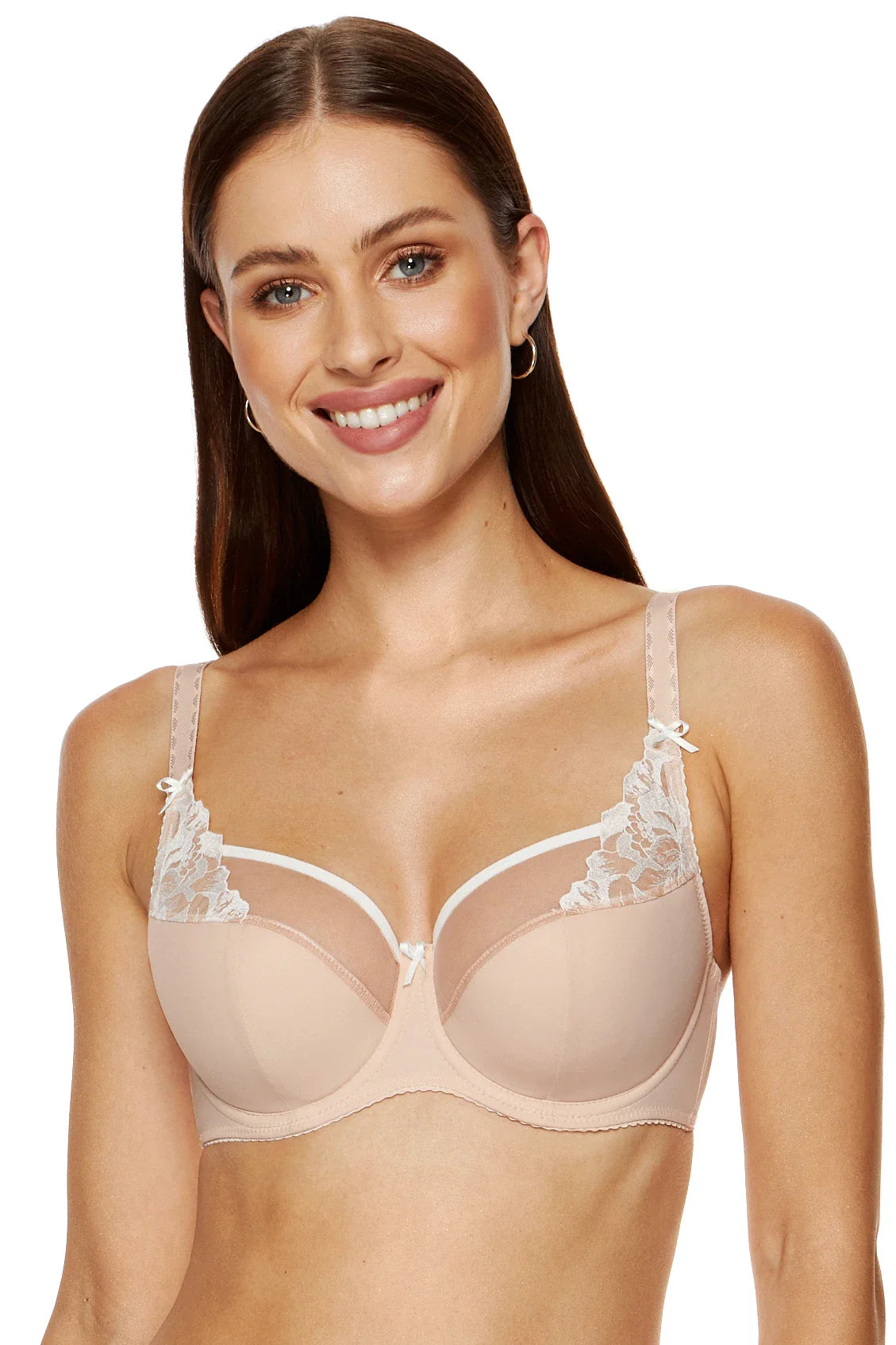 Half-Padded Embroidered Bra