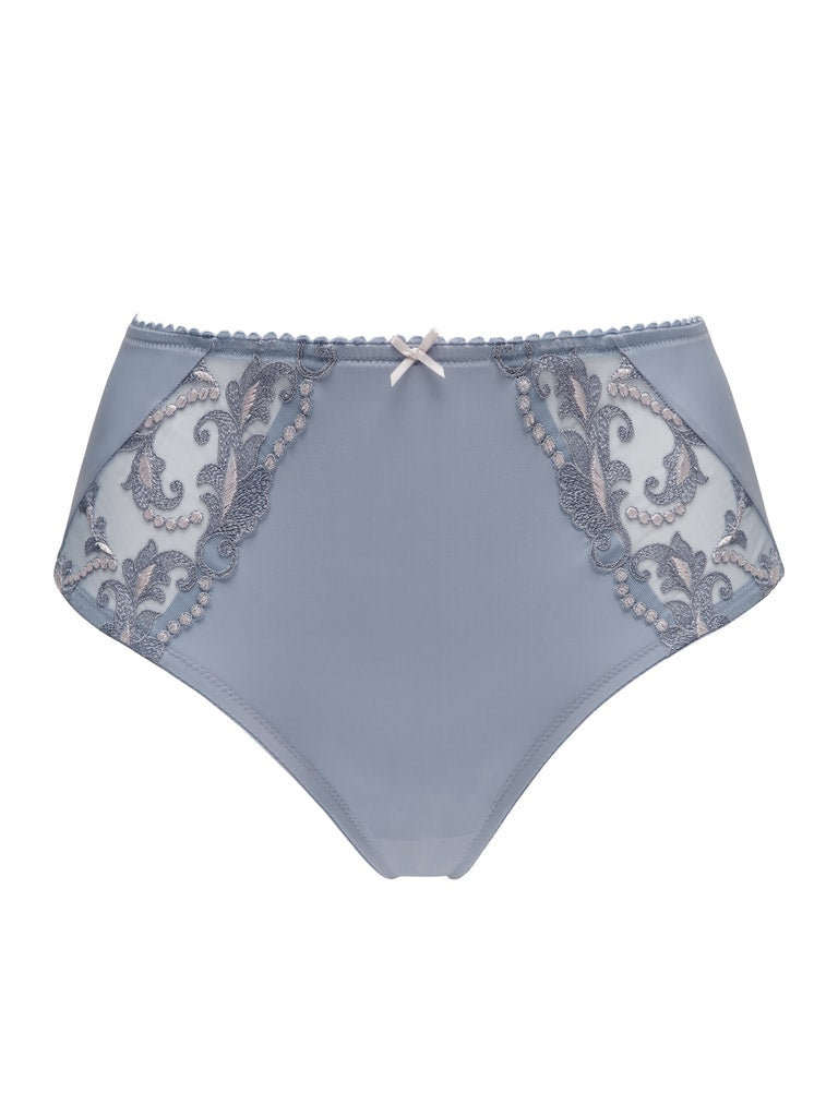Laser-Cut Back Lace Full Brief Panty