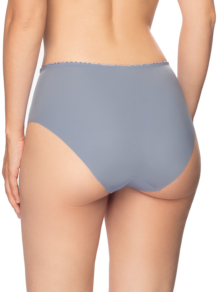 Laser-Cut Back Lace Full Brief Panty