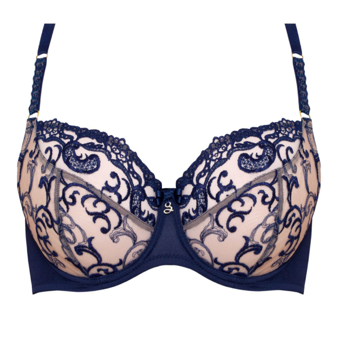 Max Support Sheer Mesh 3-Part Full Cup Bra
