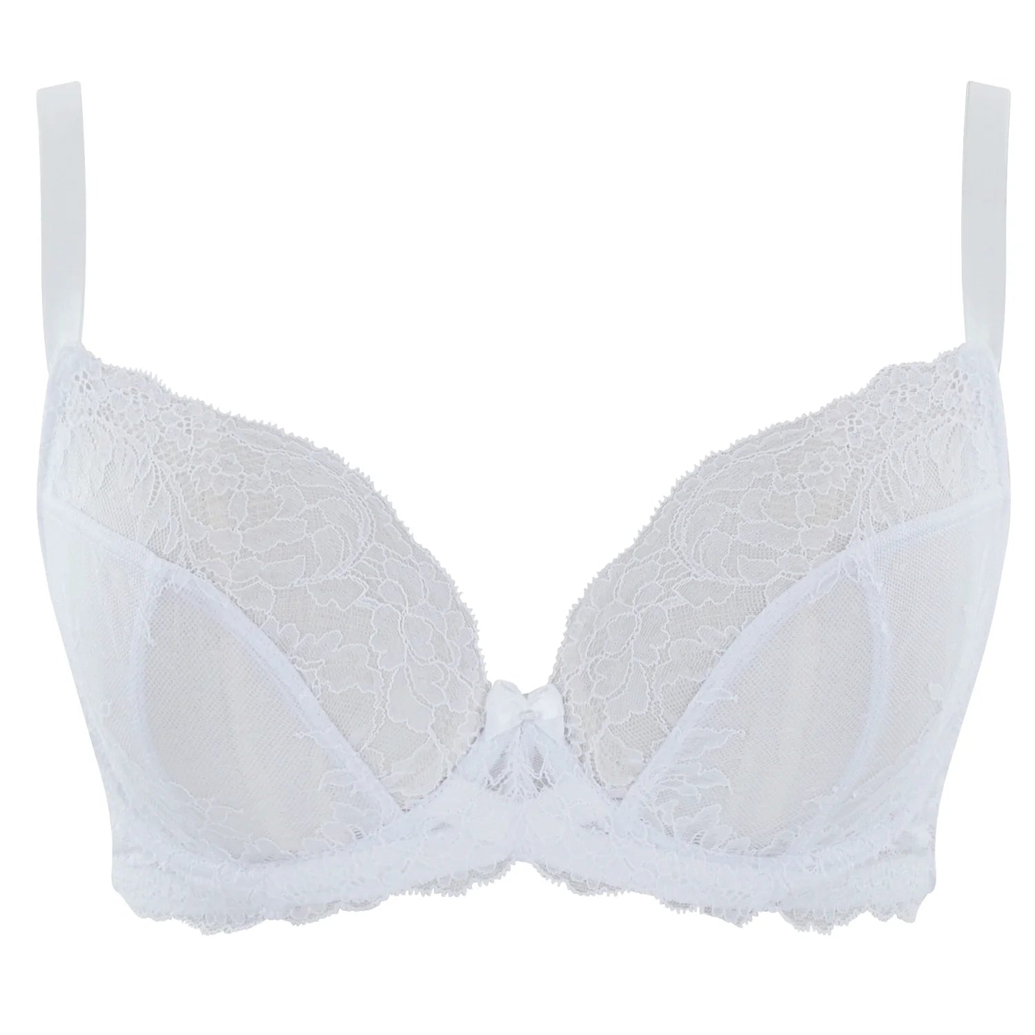 Luxe Sheer Lace Plunge Bra