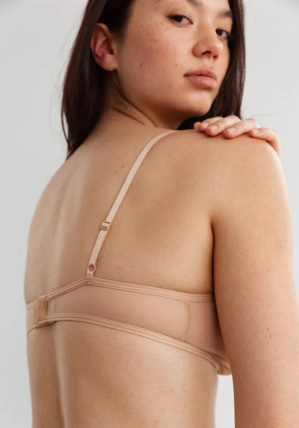 Lightweight Mesh Triangle Bralette