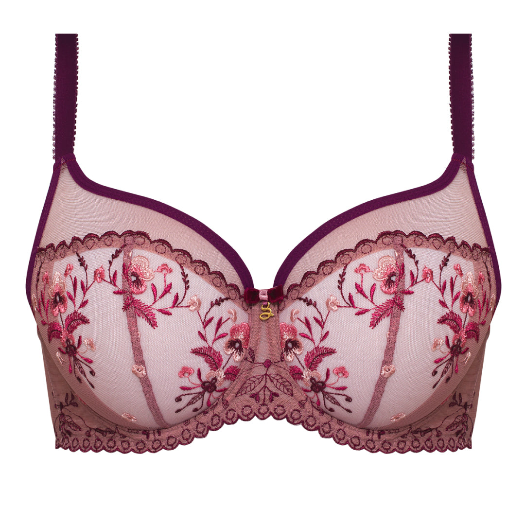 Delicate Embroidered Full Cup Bra