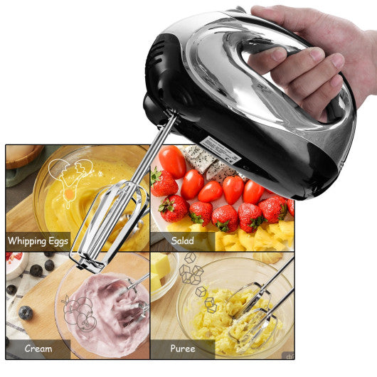 200 W 5-speed Stand Mixer with Dough Hooks Beaters