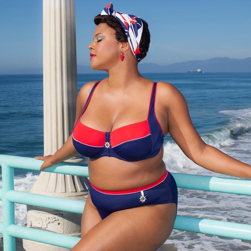 Soft Stretch High-Waist Bikini Bottom