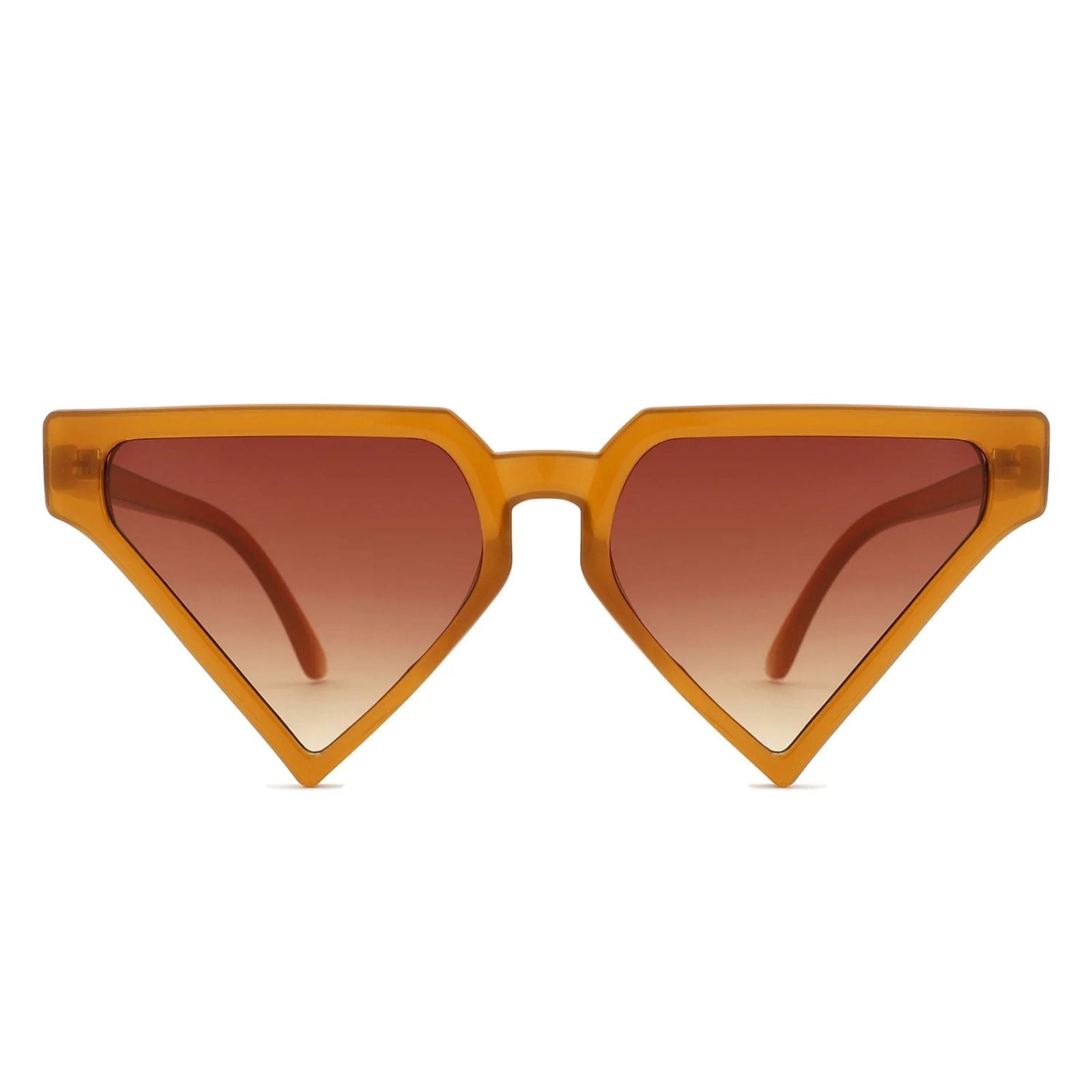 Sunglasses Brown Triangle Pointed for Women