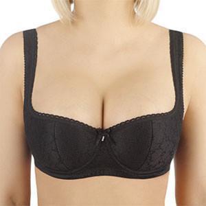 Lightly Lined Lace Balconette Bra Rosme Blossom