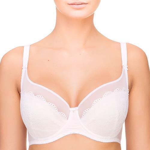Lace Overlay Full-Figure Bra