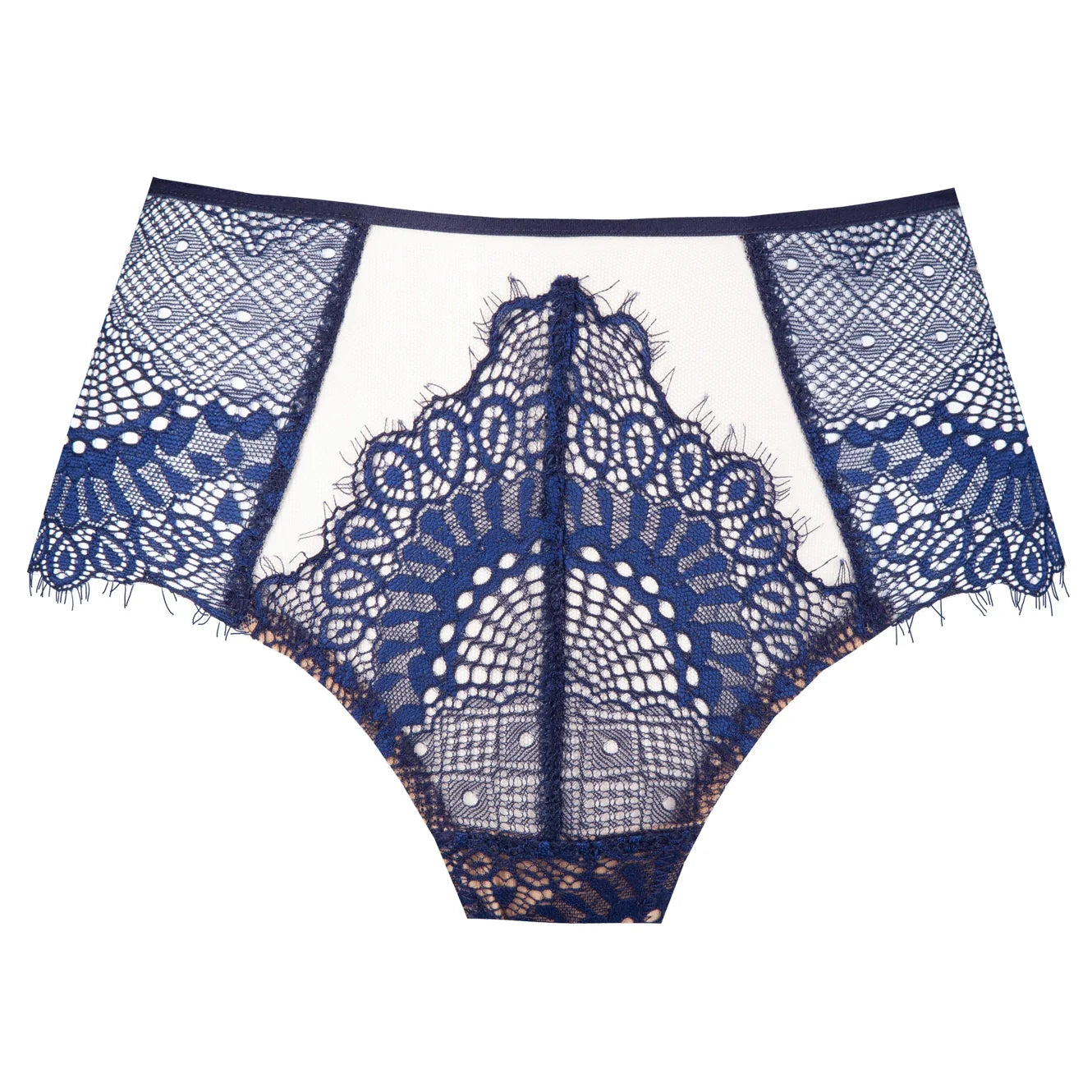 Eyelash Lace Boyshort Panty Comfortable Full Coverage Design