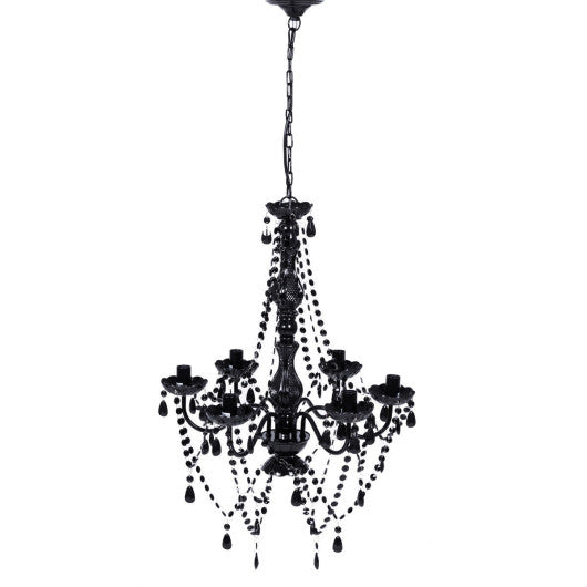 6 Lights Pendant Crystal Candle Chandeliers Lighting