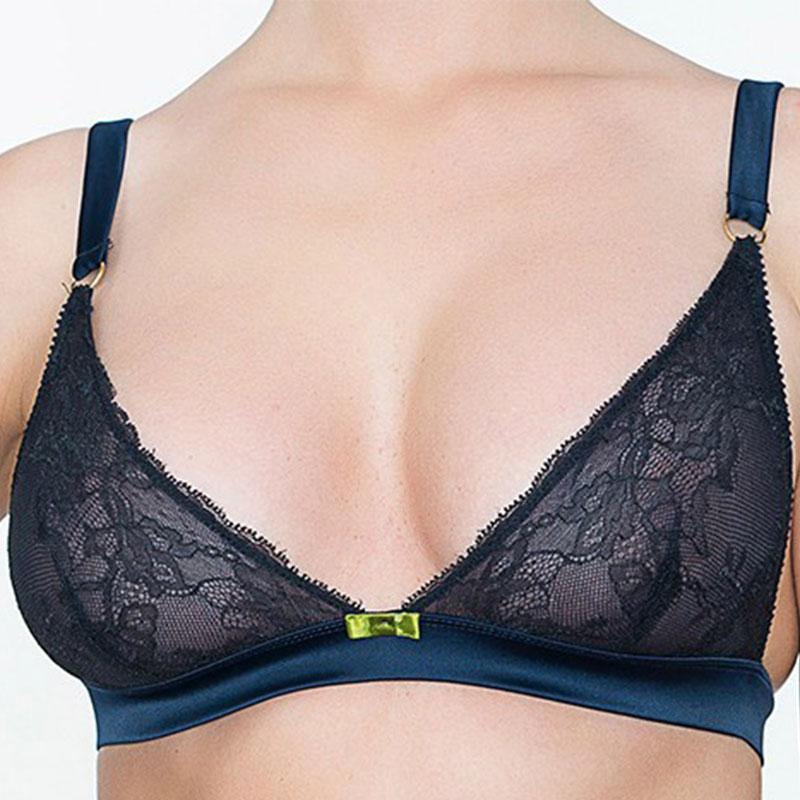 Bold Sheer Triangle Bra