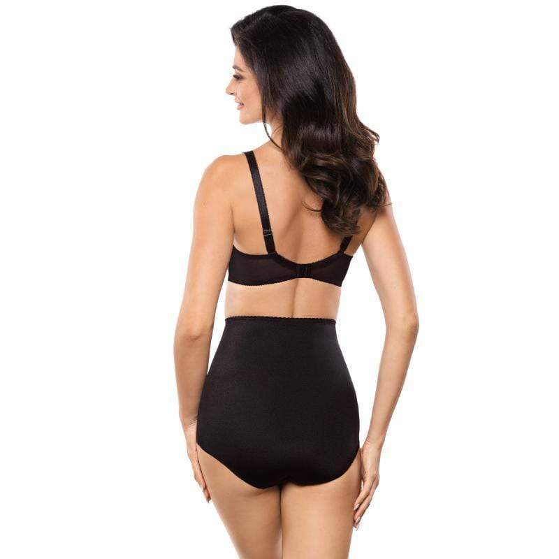 Sheer Embroidery Plus Size Bra Gorteks Onyx-4