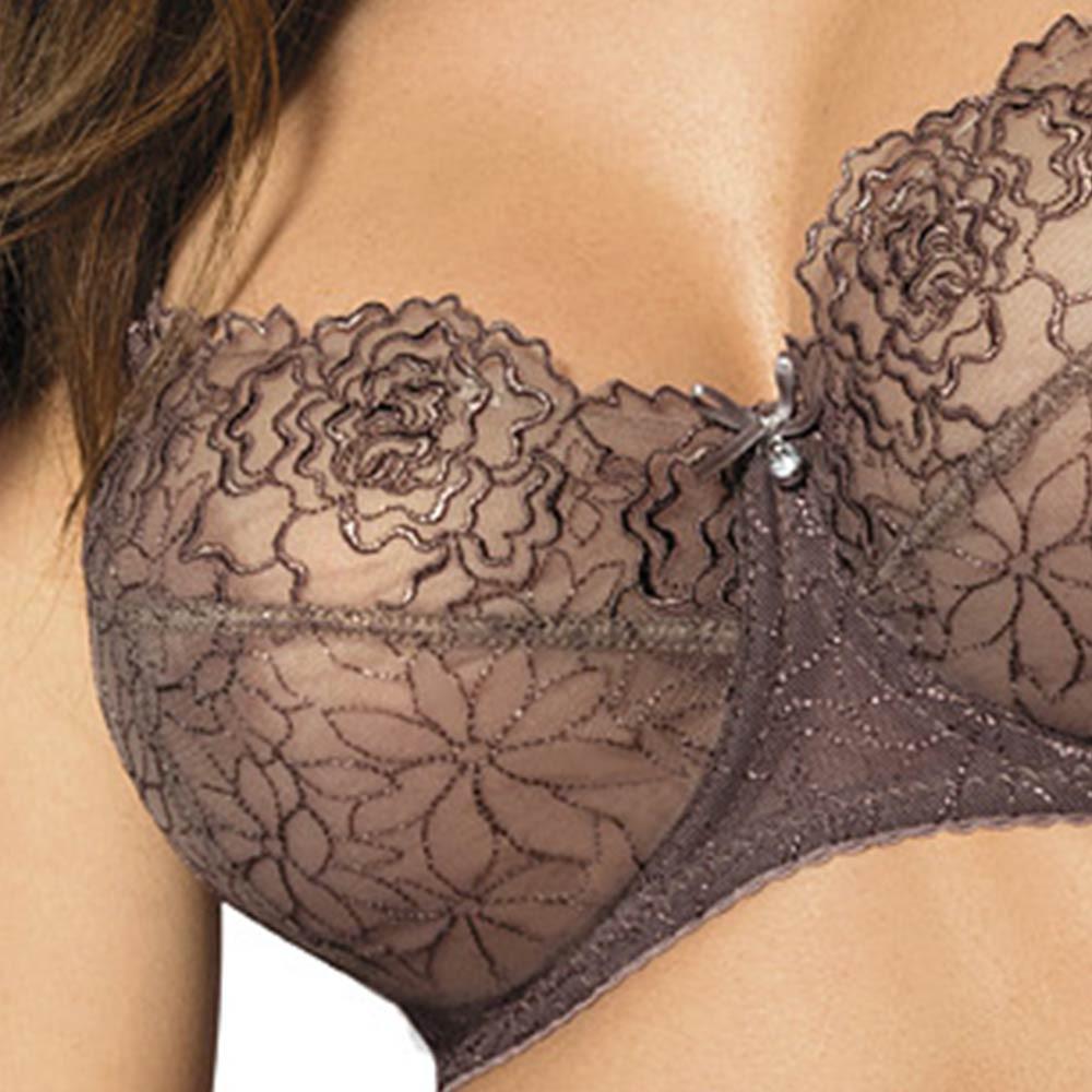 Sexy Sheer Balcony Bra with Underwire Support