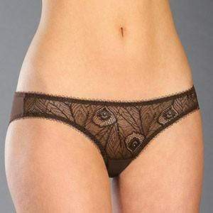 Floral Lace Detail Bikini Panty