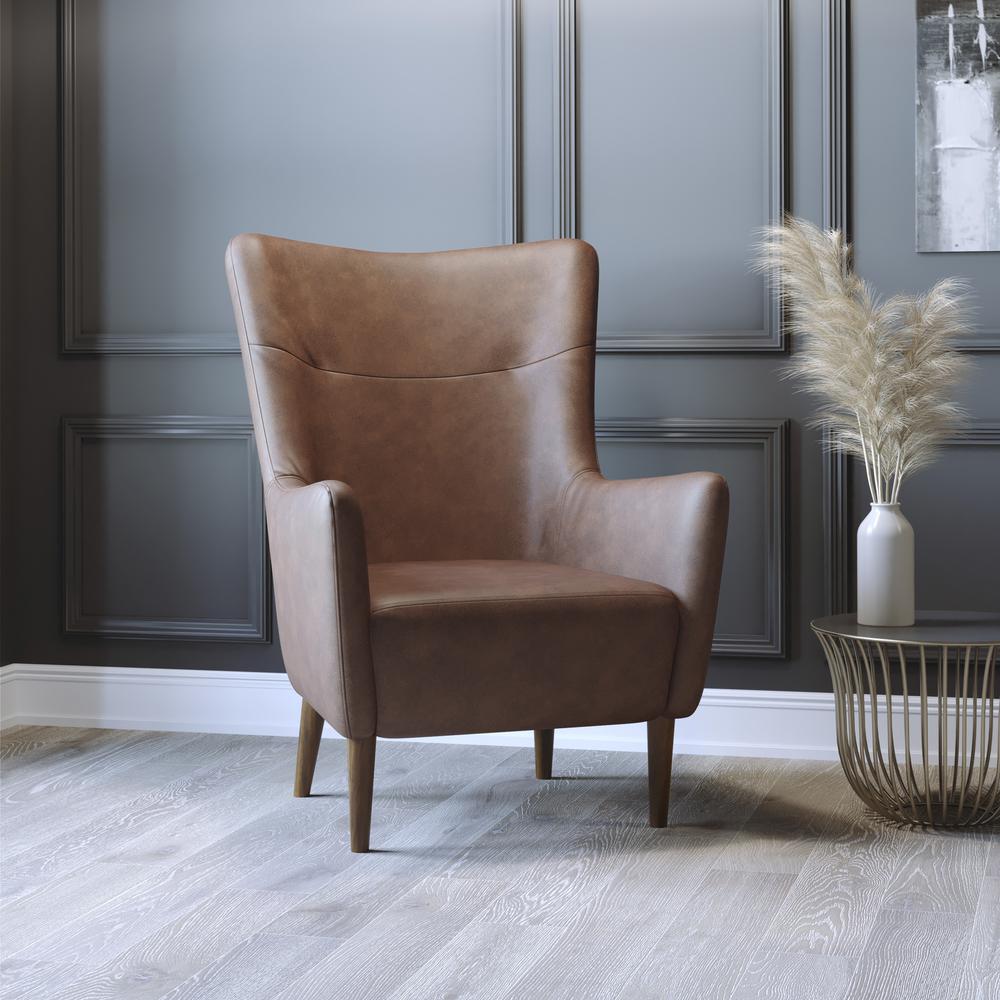 Modern Commercial Grade Wingback Accent Chair