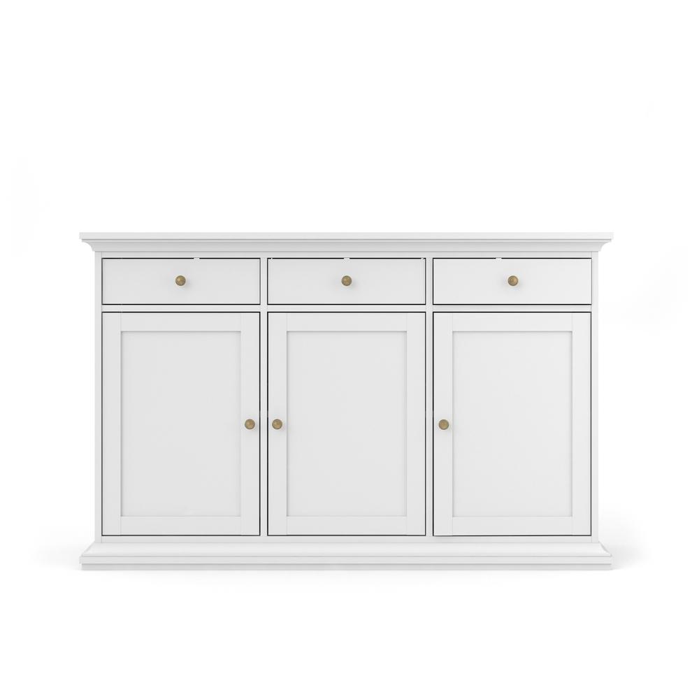 Sonoma Sideboard with 3 Doors and 3 Drawers, White
