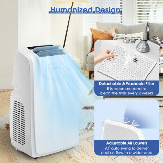 3-in-1 Portable Air Conditioner with Cooling Fan Dehumidifier Function-12000 BTU