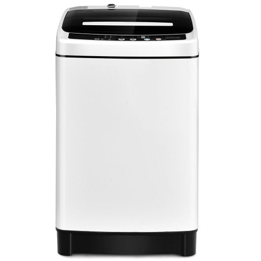 Full-Automatic Washing Machine 1.5 Cubic Feet 11 LBS Washer and Dryer-White