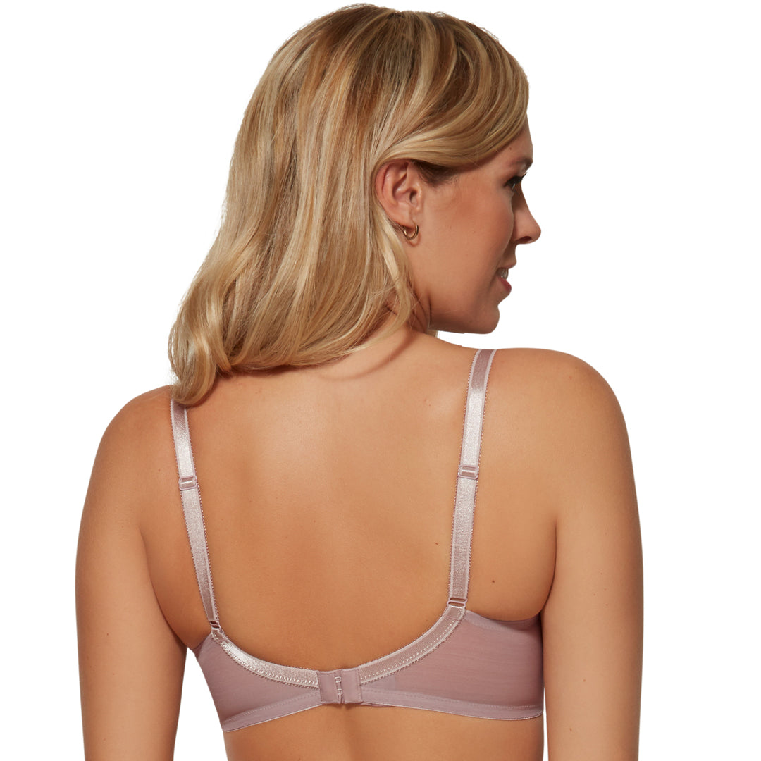 Sheer Lace Molded Underwire Bra
