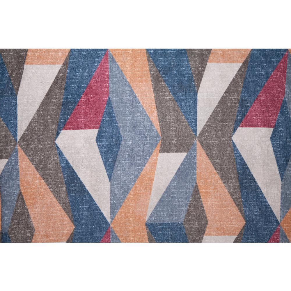 Transitional Flared Arm Multi Colored Upholstered Chair