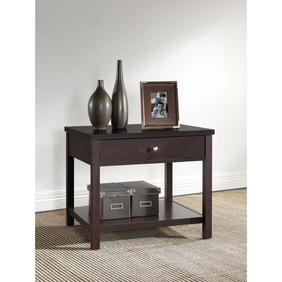 Baxton Studio Nashua Brown Modern Accent Table and Nightstand