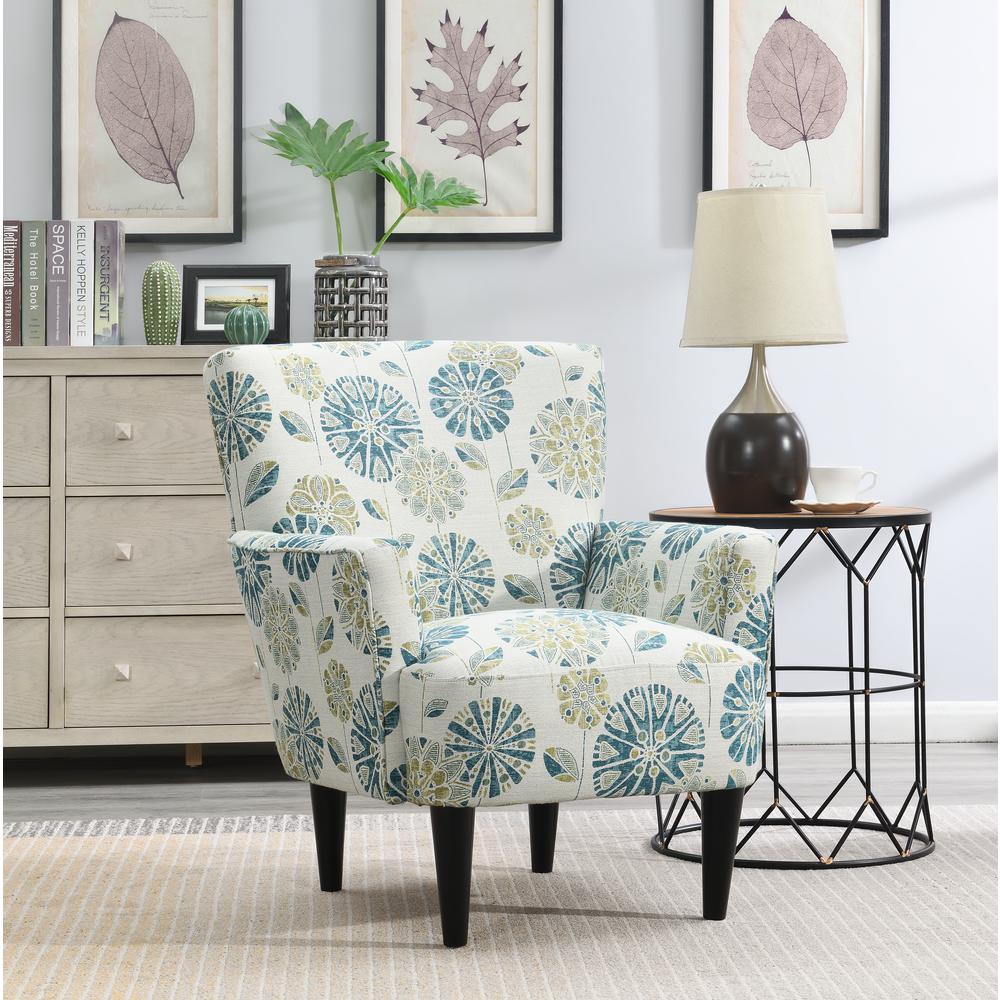 Wallace & Bay Gilmore Accent Chair, Cascade Teal