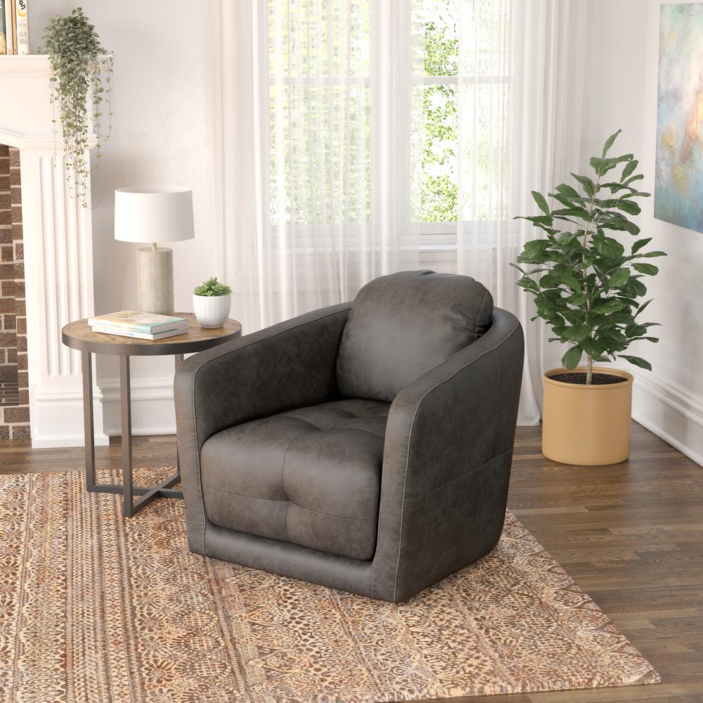 Wallace & Bay Butler Accent Chair, Gray