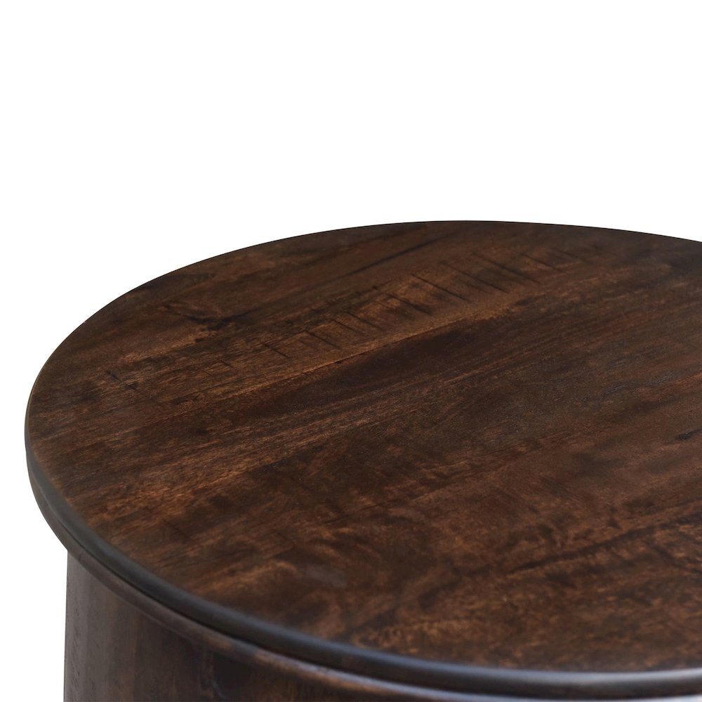 Liberty Furniture Durango accent wine barrel W26 x D26 x H35