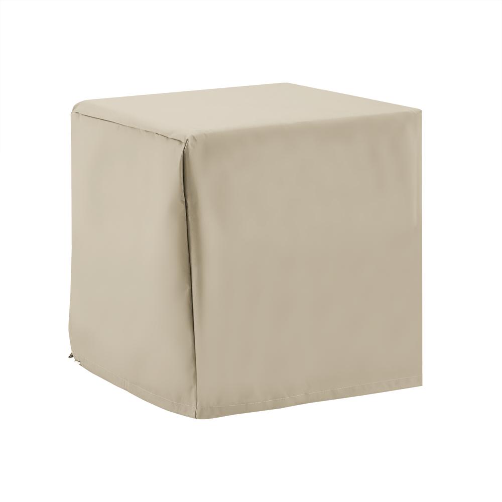 Outdoor End Table Furniture Cover Tan