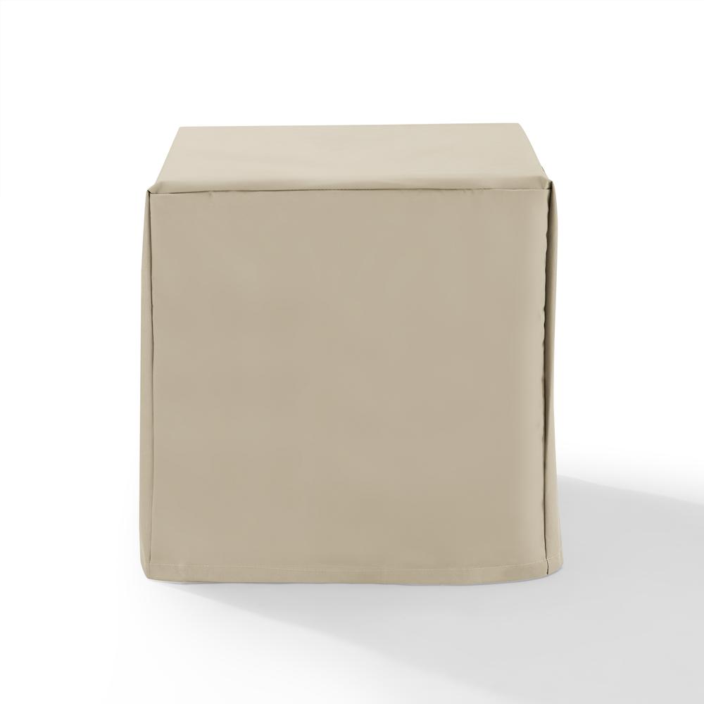 Outdoor End Table Furniture Cover Tan
