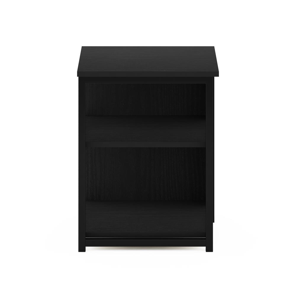 Furinno Camnus Modern Living End Table, Americano/Black