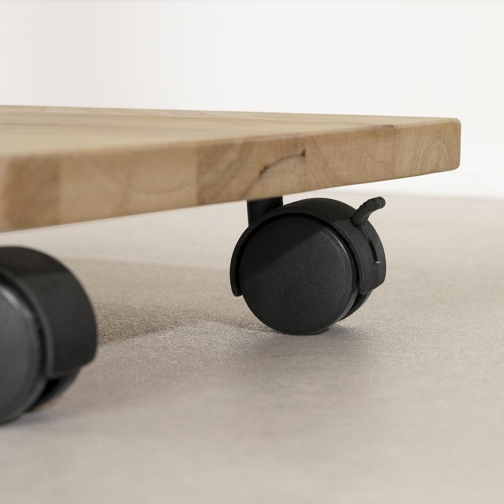 Kodali Mobile Side Table for Laptop, Natural Wood