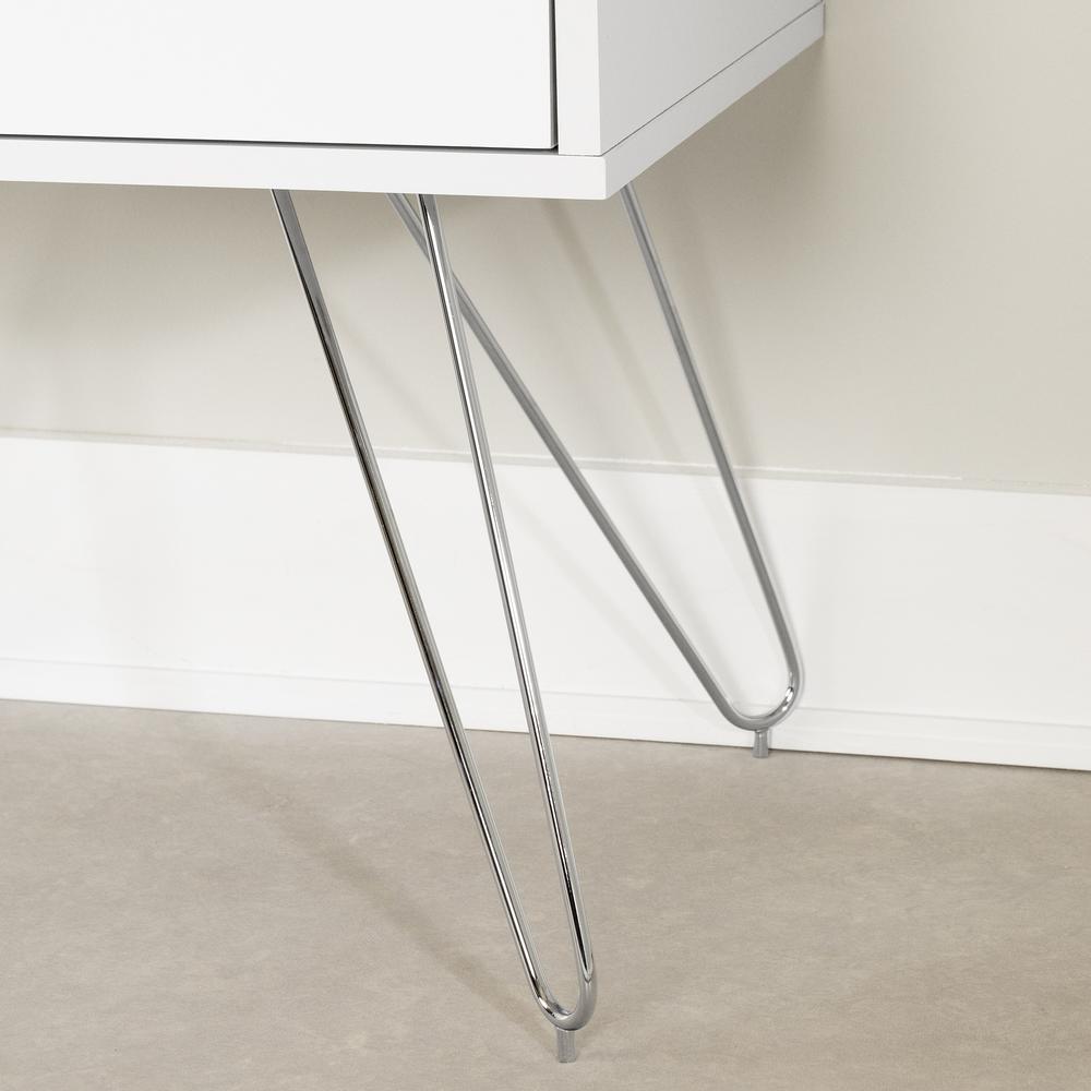 Slendel End table, Pure White