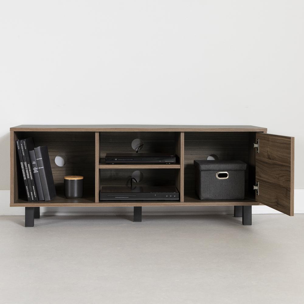 Octave TV Stand, Natural Walnut